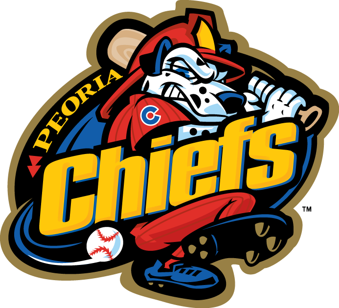 Peoria Chiefs 2005-2012 primary logo iron on transfers for T-shirts